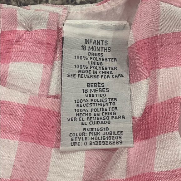 Youngland Pink Spring Dress - 18m - Picture 4 of 4